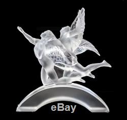 Stunning Lalique Crystal Figurine Eden Celebration 2000 Ltd Ed 99 Orig Box COA