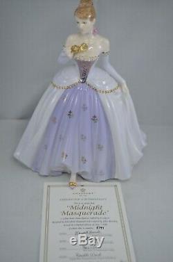 Superb Coalport Limited Edition Figurine Midnight Masquerade