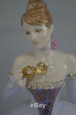 Superb Coalport Limited Edition Figurine Midnight Masquerade