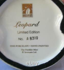 Superb Erte LEOPARD Art Deco Franklin Mint Limited Edition Porcelain Figurine