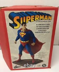 Superman Statue Ltd Edition 864/6100 Sculpted By Randy Bowen 1993 DC Comics