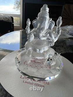Swarosvki Ganesha With Mouse LE To 1,000 Pieces Never Sold Publicly