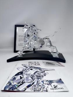 Swarovski Crystal 2004 Limited Edition Bull Figurine Sculpture 628483 MIB