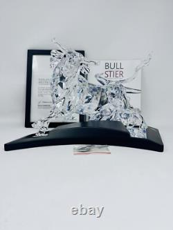 Swarovski Crystal 2004 Limited Edition Bull Figurine Sculpture 628483 MIB