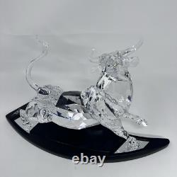 Swarovski Crystal 2004 Limited Edition Bull Figurine Sculpture 628483 MIB