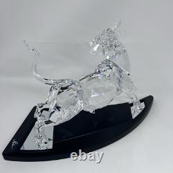 Swarovski Crystal 2004 Limited Edition Bull Figurine Sculpture 628483 MIB