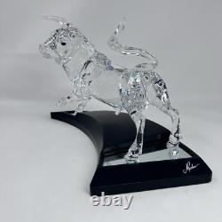 Swarovski Crystal 2004 Limited Edition Bull Figurine Sculpture 628483 MIB