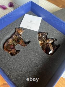 Swarovski Crystal Adorable Bear Cubs 5236593 Retired Scs 2017 Bnib Free Post