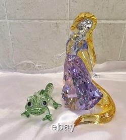 Swarovski Crystal Disney Tangled Rapunzel & Pascal LIMITED EDITION SET
