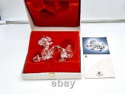 Swarovski Crystal Dragon 208398 Fabulous Creatures 1997 with Display Stand