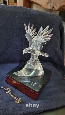 Swarovski Crystal Eagle, rare 1995 members collectors piece Retired