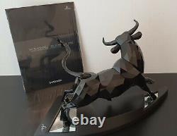 Swarovski Crystal Figure Black BULL Limited Edition 2005 The BLACK BULL