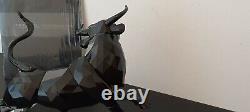 Swarovski Crystal Figure Black BULL Limited Edition 2005 The BLACK BULL