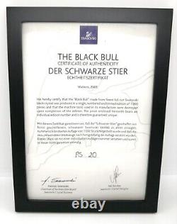 Swarovski Crystal Figurine Limited Edition 2005 The BLACK BULL 660034