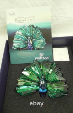 Swarovski Crystal Peacock Arya 2015 Annual Edition 5063694 Boxed & Coa As New
