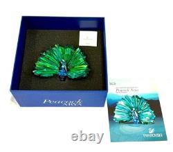 Swarovski Crystal SCS 2015 Annual Edn. ARYA Peacock, 5063694, Box and Outer