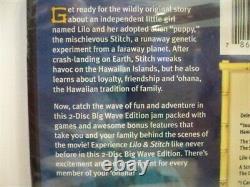 Swarovski Disney 2012 Limited Edition Stitch + 2 Disc Movie Set 1096800 Bnib
