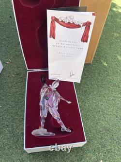 Swarovski Masquerade Pierrot Crystal Figurine 1999 Limited Edition Box COA