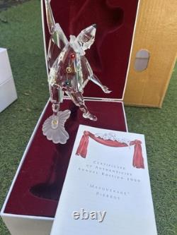 Swarovski Masquerade Pierrot Crystal Figurine 1999 Limited Edition Box COA
