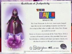 Teen Titans RAVEN Limited Edition Maquette #417/800 w COA DC Direct Statue MIB