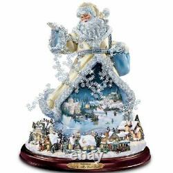 The Bradford Exchange Thomas Kinkade Moving Santa Claus Tabletop Figurine