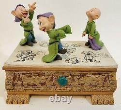 The Making Of Dopey Disney Dopey Limited Edition Jewelry Box With Figurines Mint