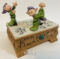 The Making Of Dopey Disney Dopey Limited Edition Jewelry Box With Figurines Mint