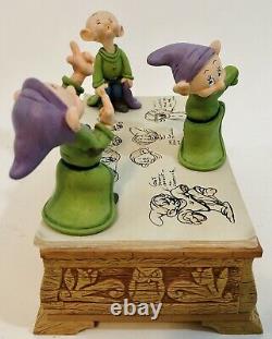 The Making Of Dopey Disney Dopey Limited Edition Jewelry Box With Figurines Mint