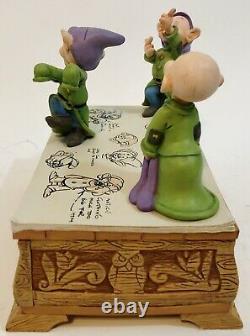 The Making Of Dopey Disney Dopey Limited Edition Jewelry Box With Figurines Mint