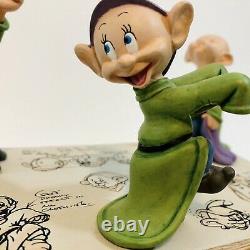 The Making Of Dopey Disney Dopey Limited Edition Jewelry Box With Figurines Mint