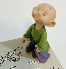 The Making Of Dopey Disney Dopey Limited Edition Jewelry Box With Figurines Mint