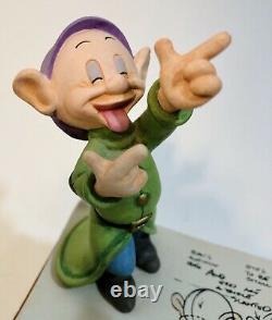 The Making Of Dopey Disney Dopey Limited Edition Jewelry Box With Figurines Mint