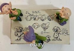 The Making Of Dopey Disney Dopey Limited Edition Jewelry Box With Figurines Mint