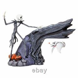 The Nightmare Before Christmas Jack and Zero Playing Fetch Levitation Figures