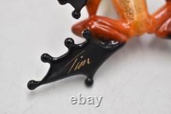 Tim Cotterill Frogman Ember Bronze Frog Figurine Limited Edition 3401/5000
