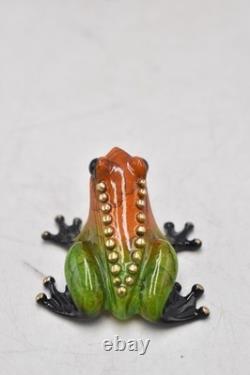 Tim Cotterill Frogman Meadow Bronze Frog Figurine Limited Edition