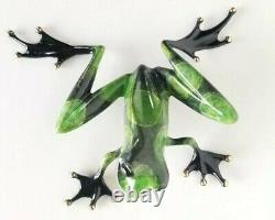 Tim Frogman Cotterill Runt Bronze Limited Edition Signed Frog Sculpture 1992