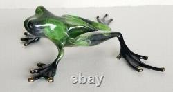 Tim (Frogman) Cotterill Runt Bronze Limited Edition Signed Frog Sculpture 1992