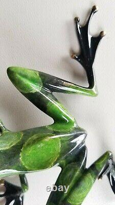 Tim Frogman Cotterill Runt Bronze Limited Edition Signed Frog Sculpture 1992