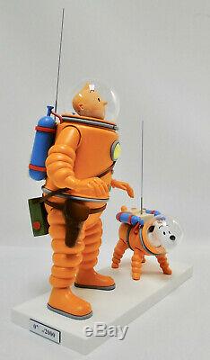 Tintin Herge Fariboles rocket Tintin / Snowy moon on ice ltd. 2000 pcs. + gift