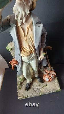 Triade L'arte Della Porcellana- Benacchio Figurine Old Man Drinking #710. RARE