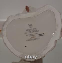 Two Vintage Limited Edition Porcelain Lady Figurines 26cm High Mint Condition