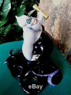 Ursula Wdcc Disney Ltd Figurine, We Made A Deal, Little Mermaid, Charm, Button, Card