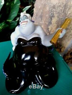 Ursula Wdcc Disney Ltd Figurine, We Made A Deal, Little Mermaid, Charm, Button, Card