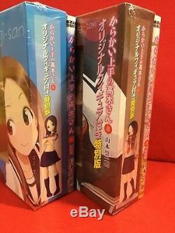 Used Karakai Jozu no Takagi-san Vol. 6 & 8 Limited Edition Manga & Figure F/S