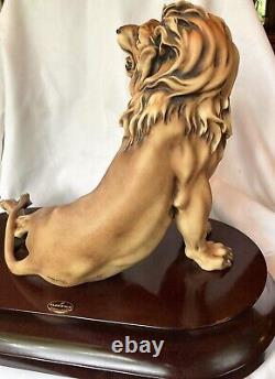 Very Rare Giuseppe Armani Lion's Roar #1842S Limited Edition 23/950 Figurine