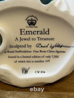 Very Rear Royal Staffordshire EmeraldA Jewel? To Treasure. Limited Edition