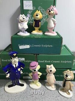 Vintage Beswick TOP CAT COMPLETE COLLECTION Limited Edition Figurines x 7 RARE