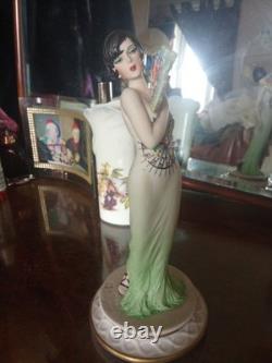 Vintage Capodemonte Mode Liberty Lady Figurine Sandro Maggrioni Limited edition