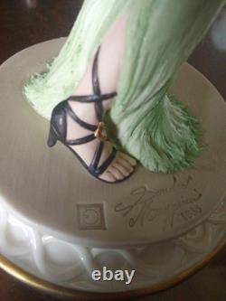 Vintage Capodemonte Mode Liberty Lady Figurine Sandro Maggrioni Limited edition